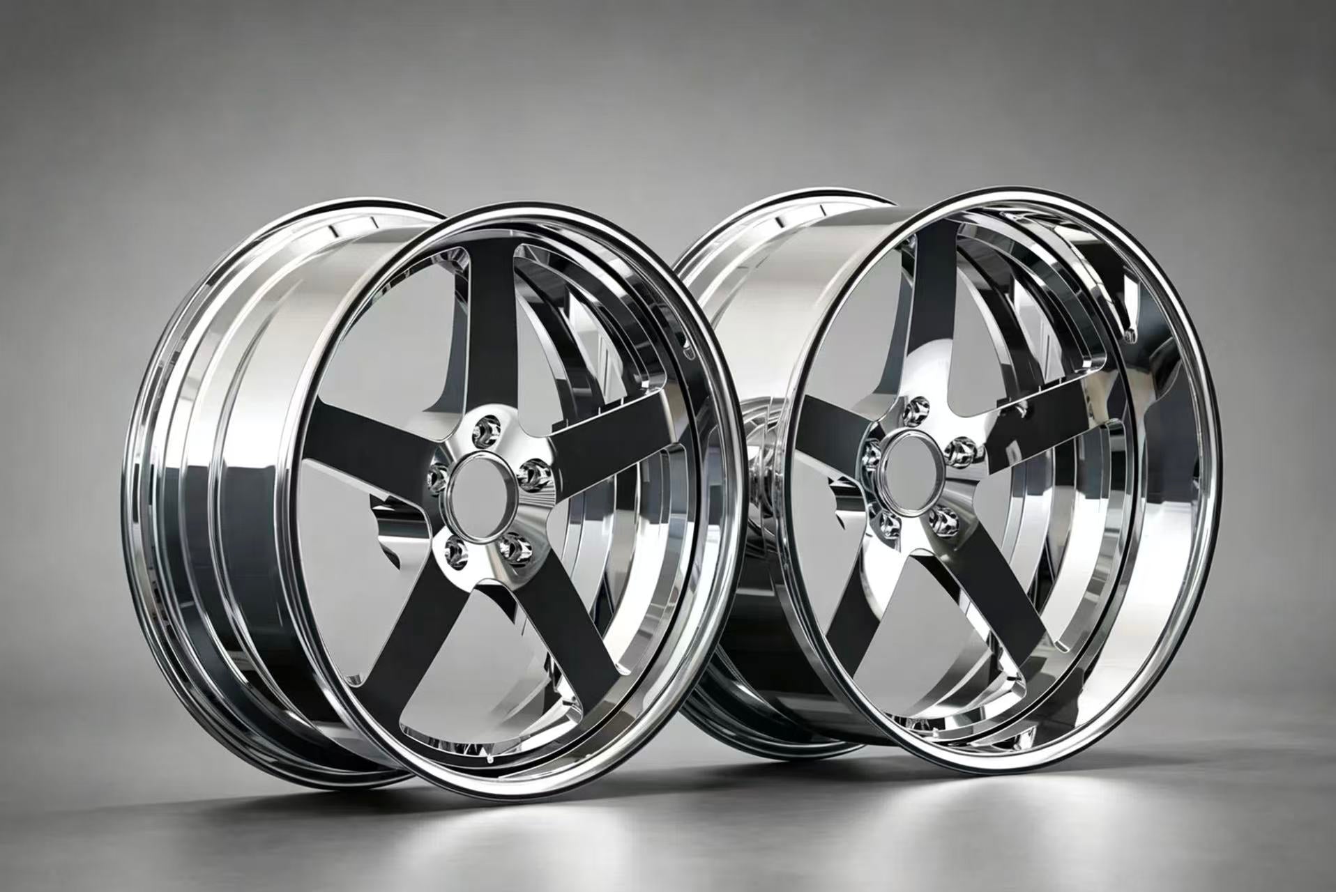 Ronnie Forged High Quality Deep Lip Forged Car Wheels Rims 18 19 20 21 22 Inch 2 Piece Forged Custom Car Wheels
