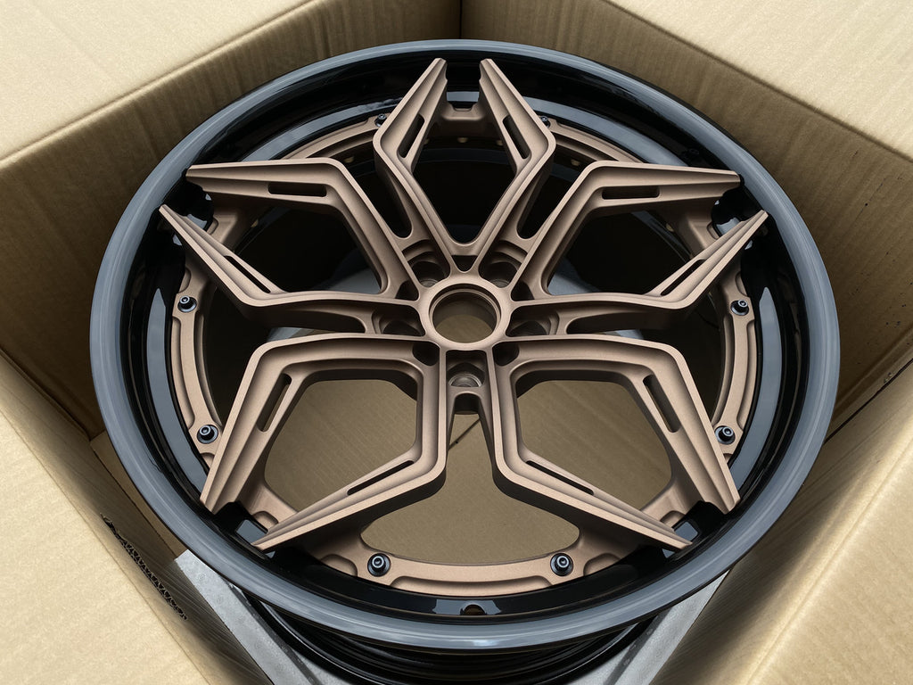 Ronnie Forged High Quality Deep Lip Forged Car Wheels Rims 18 19 20 21 22 Inch 2 Piece Forged Custom Car Wheels - 2P57 image 2